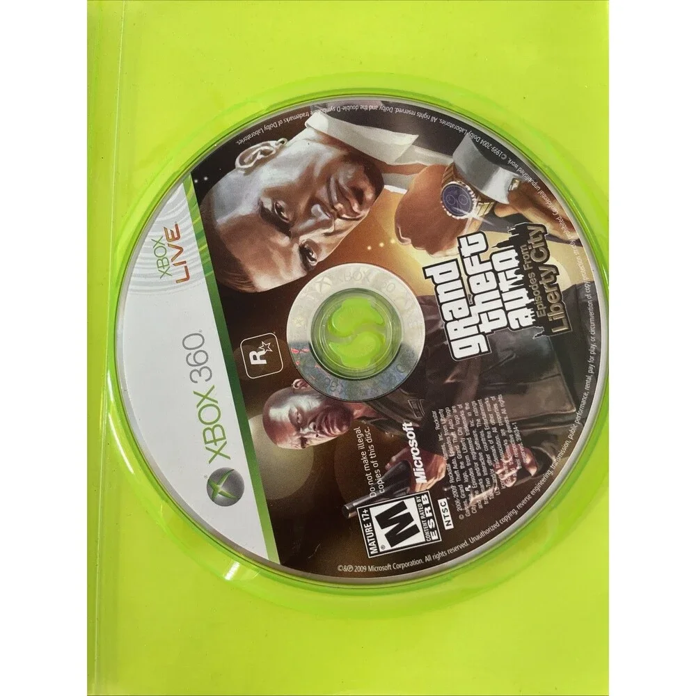 Xbox 360 Grand Theft Auto: Episodes From Liberty City CIB Poster Included